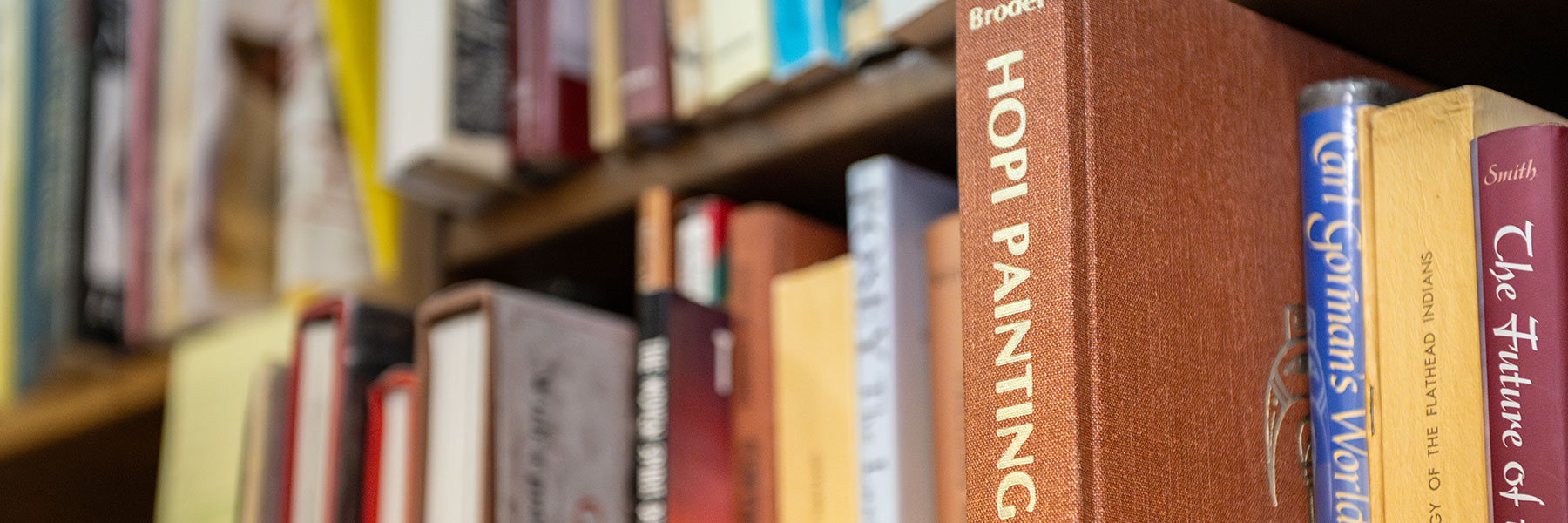 Photo of book spine titled Hopi Painting.